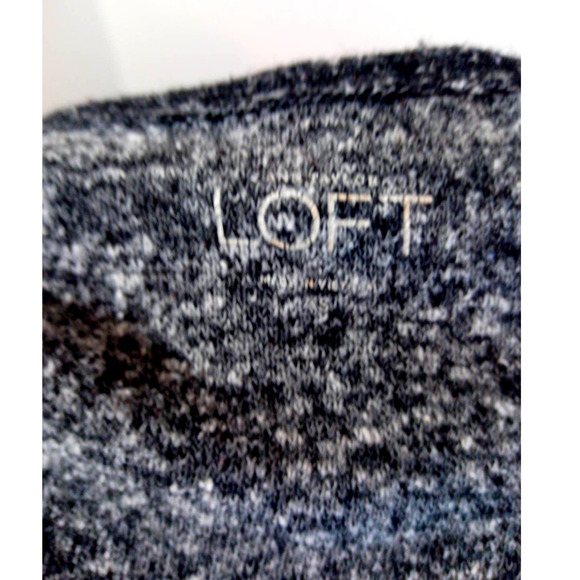 LOFT Women's Size XS Grey Bodycon Sweater Dress Work Party - Picture 6 of 7